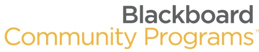 Blackboard Community Programs