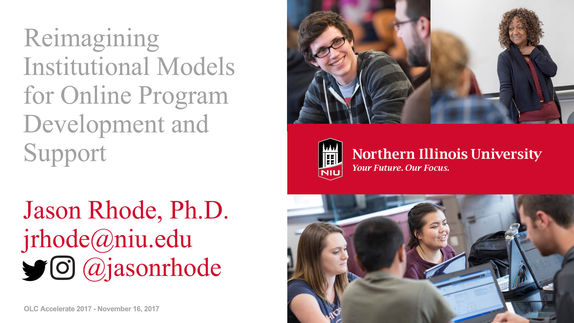 Reimagining Institutional Models for Online Program Development and Support